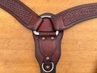 Butter Soft Basket Tooled Western Ranch Horse Breast Collar   Top Quality 