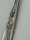 Towle Rose Solitaire Sterling Silver Spoon - 4 1 8  - Engraved