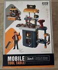 New Toy Mobile Tool Bench Set Workbench Drill   Tools Ages 3  Free Shipping