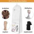  72-inch Wedding Dress Garment Bag  Includes A 10-inch Wide-style Gown Bag 