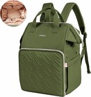 Leudes Knitting Bag Backpack yarn Storage Organizer Large Crochet Army Green 