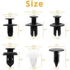 For-nissan Fastener Box Set Bumper Fender Liner Push Type Retainer Clips -100xus