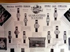 Windsor Watch Vtg Ad Poster Gottlieb New York Swiss Importer Art Wristwatch