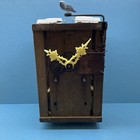 Antique Black Forest Twin Fusee Wood Plate Cuckoo Clock Movement Beha Tlc Spares
