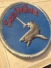 Vintage Nos Emblems Sea World Single Patch Shark Patch Washable New  Unused