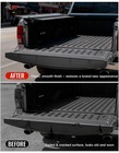 Luxemoto 3pcs Combined Tailgate Spoiler Molding Cap For 2021-2024 F-150 Black 