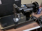 Rare Vintage Singer 221 Featherweight Sewing Machine 1949 Aj210628   Case Works 