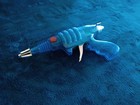 Vintage Razer Ray Gun Friction-powered Toy Space Pistol  Tested Works 