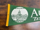 Vintage Austin Texas Felt Pennant With Texas State Capitol Design 27 5 Inches