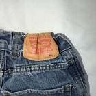 Vintage Levis Jorts Boy Size 6 Blue Denim Wide Leg 90s Wrangler Shorts