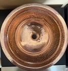 Thompson Traders Murano 16  Hand-hammered Copper Vessel Sink