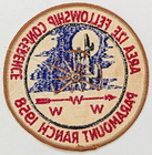 1958 Area 12e Fellowship Conference  paramount Ranch  California Mint