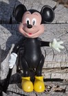 Vintage Mickey Mouse Plastic Resin Figurine 7 1 2  Walt Disney C  1960 s