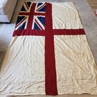 Vintage  Royal Navy White Ensign Flag Union Jack Canton