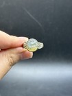 Stunning Ancient Roman Agate Stone With Beautiful Animal Intaglio Bronze Ring