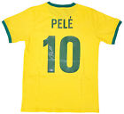Cbd Brazil Pele Autographed Signed Yellow Jersey Beckett Bas Stock  194362