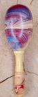 Antique sewing Darning Egg celluloid Wood Marbled Cream  Blue  Raspberry 5 5 