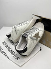 New Golden Goose Comfortable And Casual Leather Flat Strap With Brand-new Lace