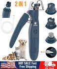Electric Dog Nail Grinder Pet Trimmer Usb Charge With Nail Clipper Professional