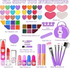 Kids Makeup Kit For Girl  66 Pcs Washable Set Little Girls  Real    