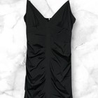 Xscape Y2k Formal Mermaid Gown Dress Sz 12 Ruched Whimsigoth Old Hollywood Glam