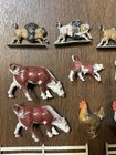 Barclay Manoil   Putz Vintage 1930   s Lead Toy Lot Farm Animals Cowboys   Indians