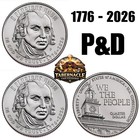 2026 P D U s  Constitution Semiq Quarter Set     Uncirculated