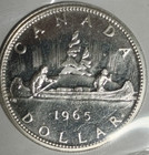 Canada 1965 80  Silver Dollar 23 33 Grams