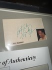 Sugar Ray Robinson Autographed Cut Green Ink - Jsa Coa Boxing Legend Uninscribed