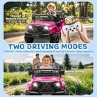 12v Pink Kids Electric Jeep Toy Ride On Car Battery Powered Remote Mp3 Led