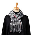 Mens Womens Winter Warm Scotland Made 100  Cashmere Scarf Scarves Plaid Wool