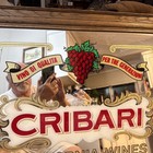 Cribari California Wines Vino Di Quality Per Tre Generazioni Bar Mirror 29x23  