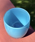 Glassybaby Cabo Blue Hand Blown Glass Votive Tea Light Candle Holder Signed