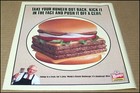 1999 Wendy s Print Ad Advertisement 10  X 12  Dave Thomas Classic Hamburger Vtg