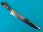 Vintage Aged Replica Of Us Civil War Large Bowie Fighting Knife W  Sheath