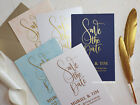Save The Date Cards Wedding Invitations  Saves Rose Gold 3 Samples 