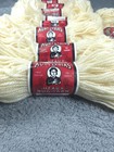 Vtg Aunt Lydia s Heavy Rug Yarn Natural Lot 10 Skeins 70 Yards Crochet Knitting