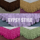 New Regular Microfiber Dust Ruffle Bed Skirt Bedding Bed Dressing Bedroom Decor 