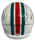Sean Young Triple Inscribed Full Size Helmet Nfl Miami Dolphins Jsa Coa
