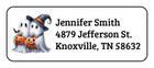 30 Personalized Halloween Ghost Return Address Labels Stickers Tags