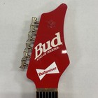 Vtg 1991 Budweiser Guitar Neck Beer Tap Handle 10    Red King Of Beers St  Louis