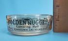 Vintage Golden Nugget Casino Hotel Glass Ashtray Las Vegas