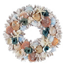 Beautiful Coastal Seashell Starfish Wreath Nautical Beach Door Wall Home Decor