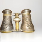 Vintage 19th C  Sportier Paris Embossed Opera Binoculars C 1880
