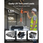 Uimoso Manual Lever Chain Hoist 1 5t 3300 Lbs 10 Ft Lift For Warehouse Use