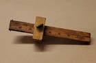 Vintage Stanley No  71 Wood   Brass Marking Gauge Usa Woodworking Tools