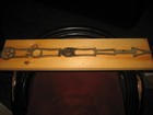 Vintage H c  Evans Gaming Wheel Large Cast Bronze Arrow Spinner Nickel Plated 2 