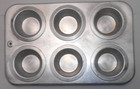 Vintage Rema Aluminum Double Wall Insulated 6 Hole Muffin Cupcake Pan Very Nice