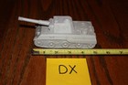 Vintage Marx Battleground Light Gray German  351 Army Tank Dx - Mpc  Timmee