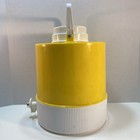 Vintage Ingrid Picnic Jug Yellow Chicago 1 Gallon Plastic Two Tone Rustproof